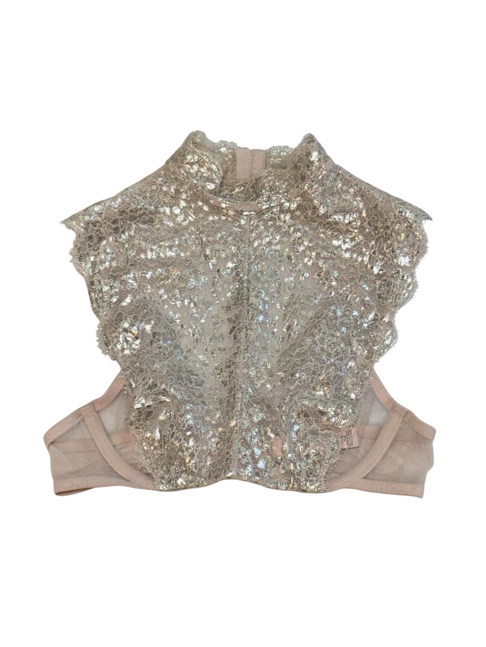 Victoria’s Secret Dream Angels Unlined Demi Pink Sparkle Bra 32B